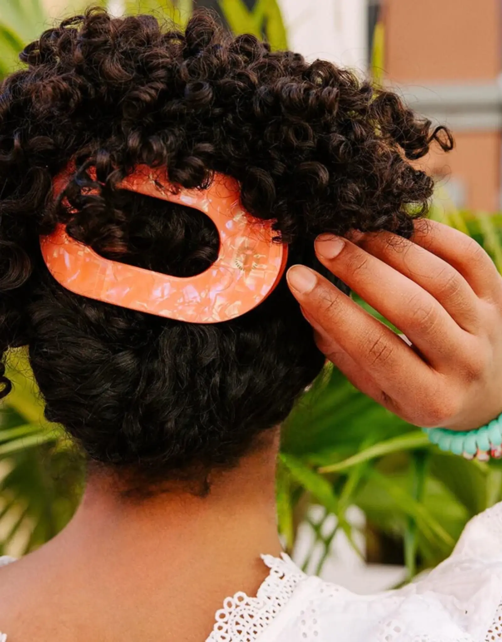 Teleties Flat Round Clip Dreamsicle LG