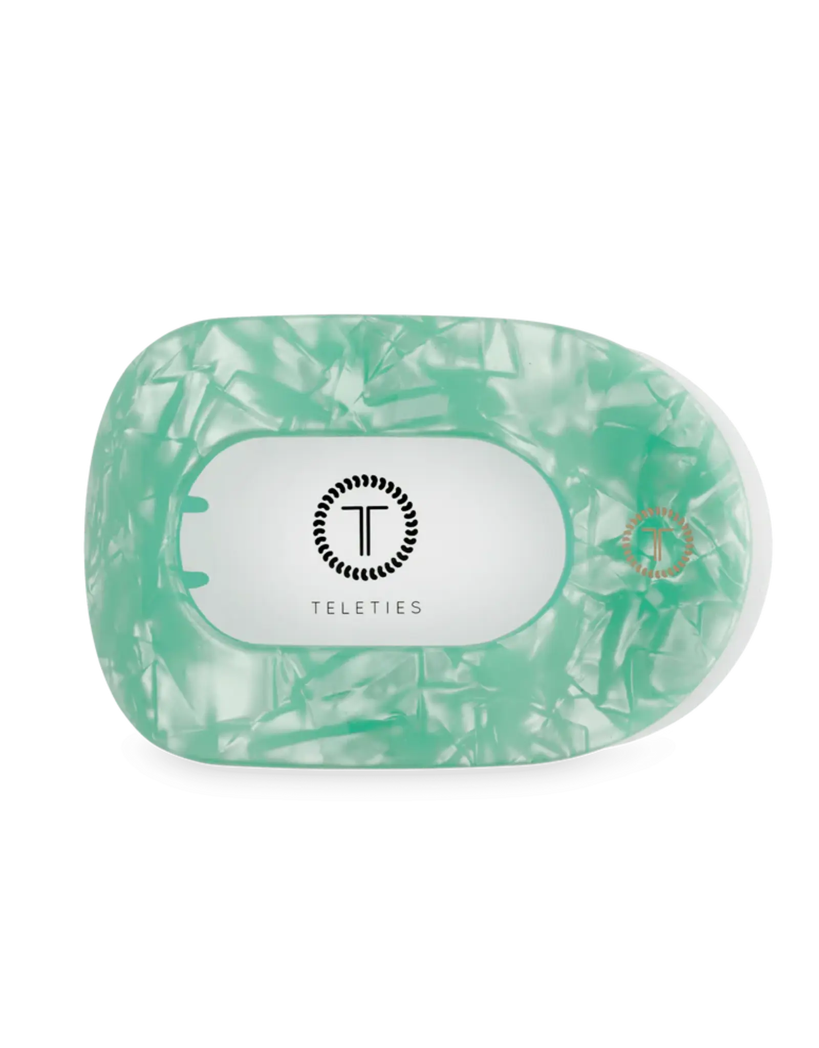 Teleties Flat Round Clip Spring Splash MD