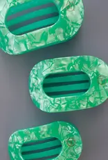 Teleties Flat Round Clip Spring Splash MD