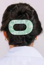 Teleties Flat Round Clip Spring Splash LG