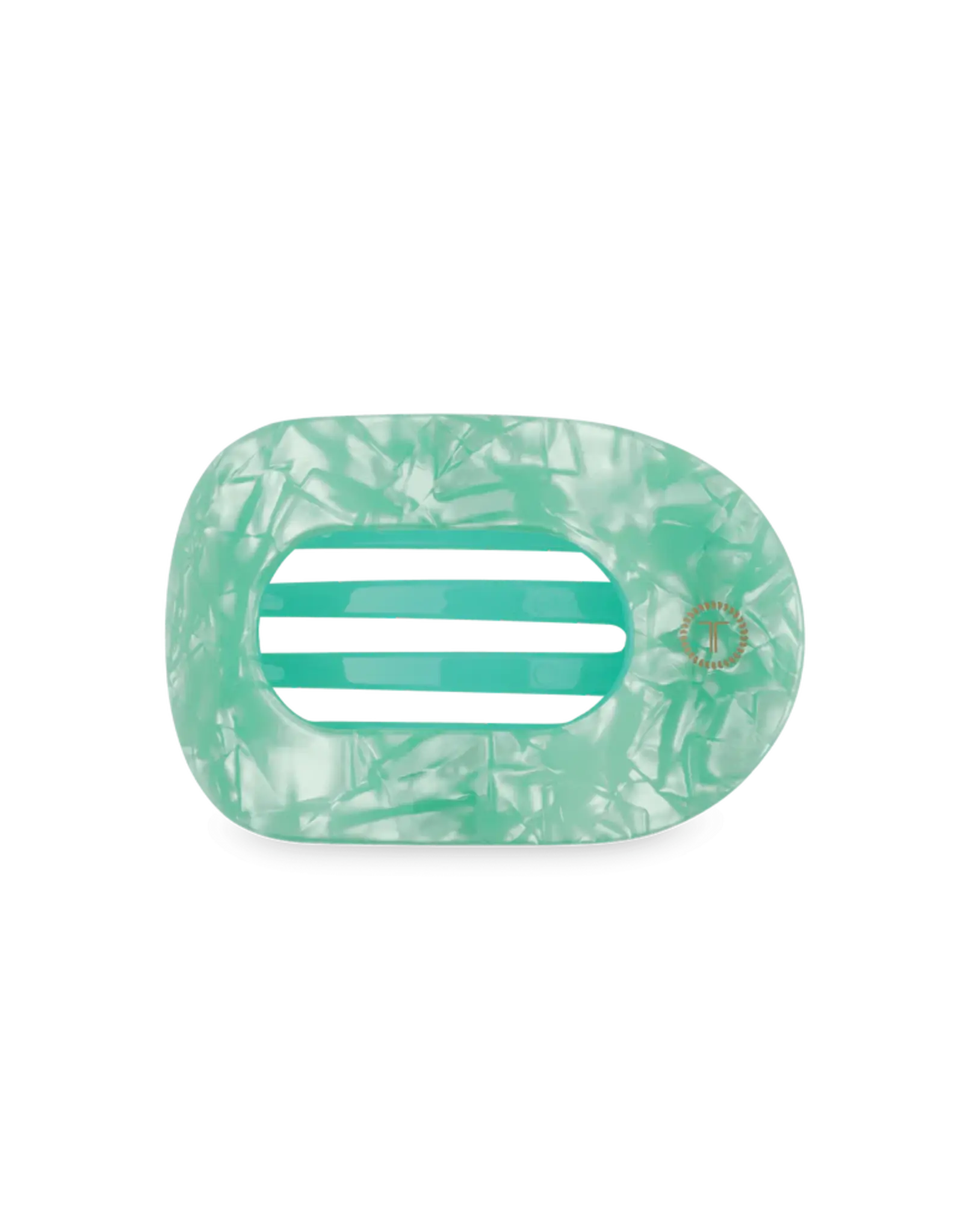 Teleties Flat Round Clip Spring Splash SM