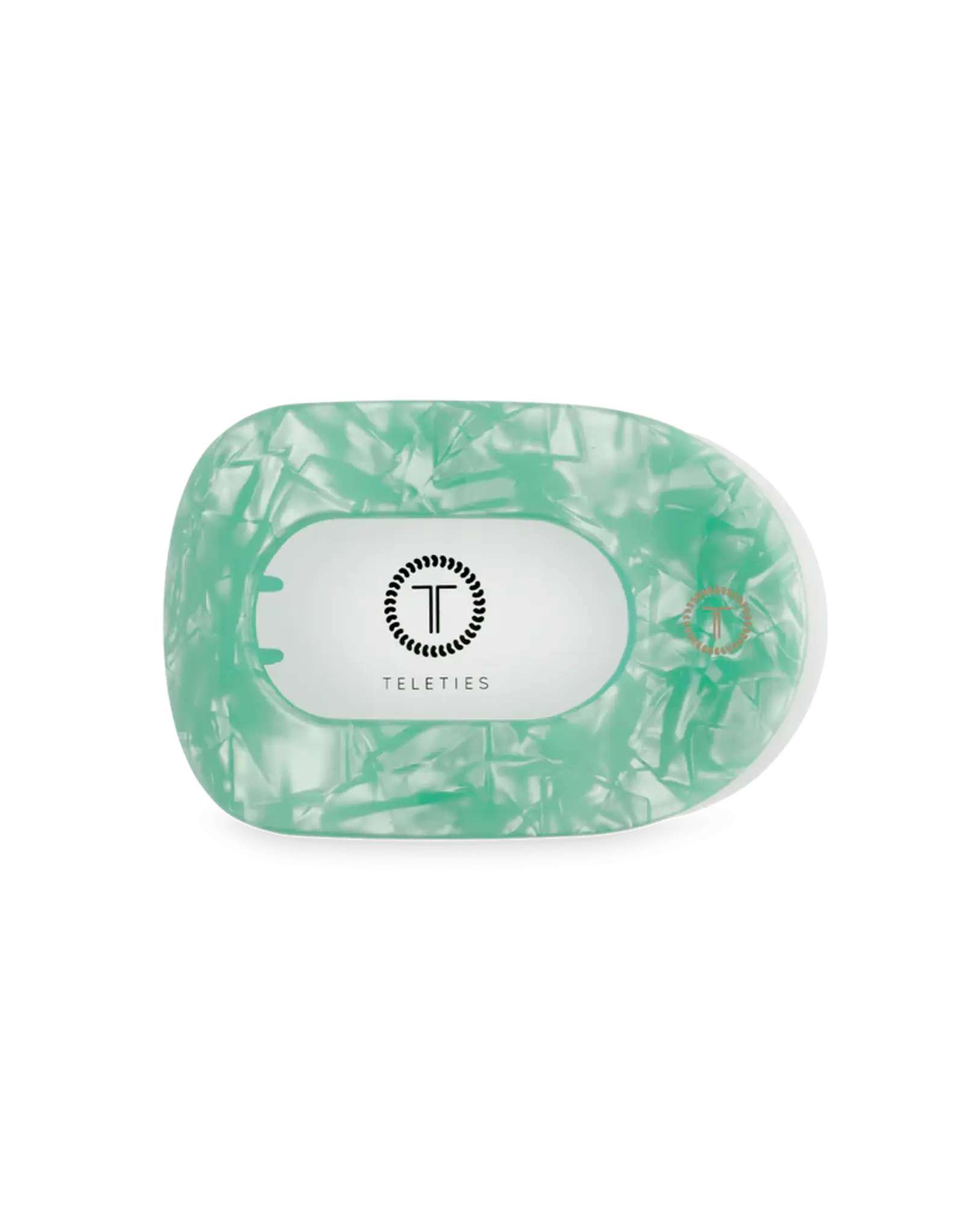 Teleties Flat Round Clip Spring Splash SM