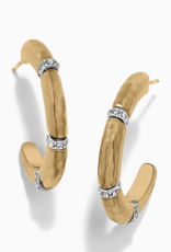 Meridian Geo Open Hoop Earrings