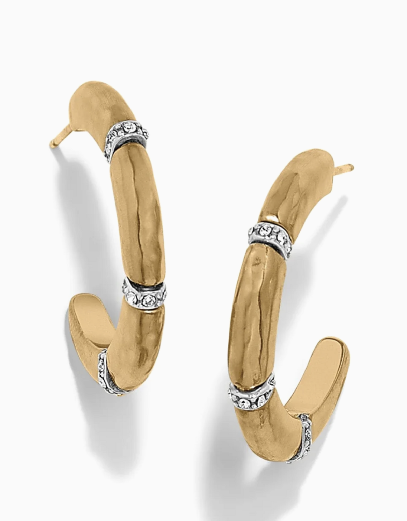 Meridian Geo Open Hoop Earrings