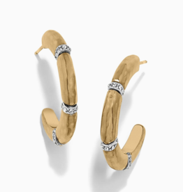 Meridian Geo Open Hoop Earrings