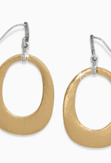 Meridian Geo Open Hoop French Wire Earrings