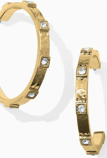 Meridian Zenith Station Hoop Earrings Gold