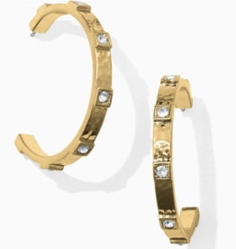 Meridian Zenith Station Hoop Earrings Gold