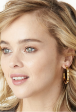 Meridian Zenith Station Hoop Earrings Gold
