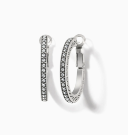 Earrings Meridian Thin Small Hoop Silver