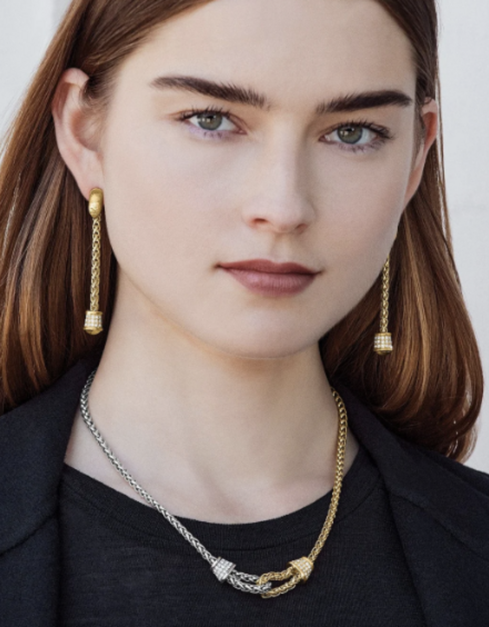 Earrings Meridian Ventus Post Drop Gold