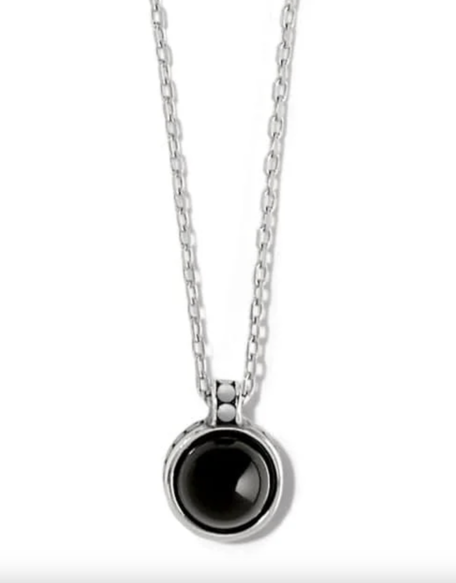 Pebble Dot Onyx Short Necklace