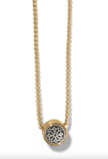 Ferrara Two Tone Luce Mini Pendant Necklace