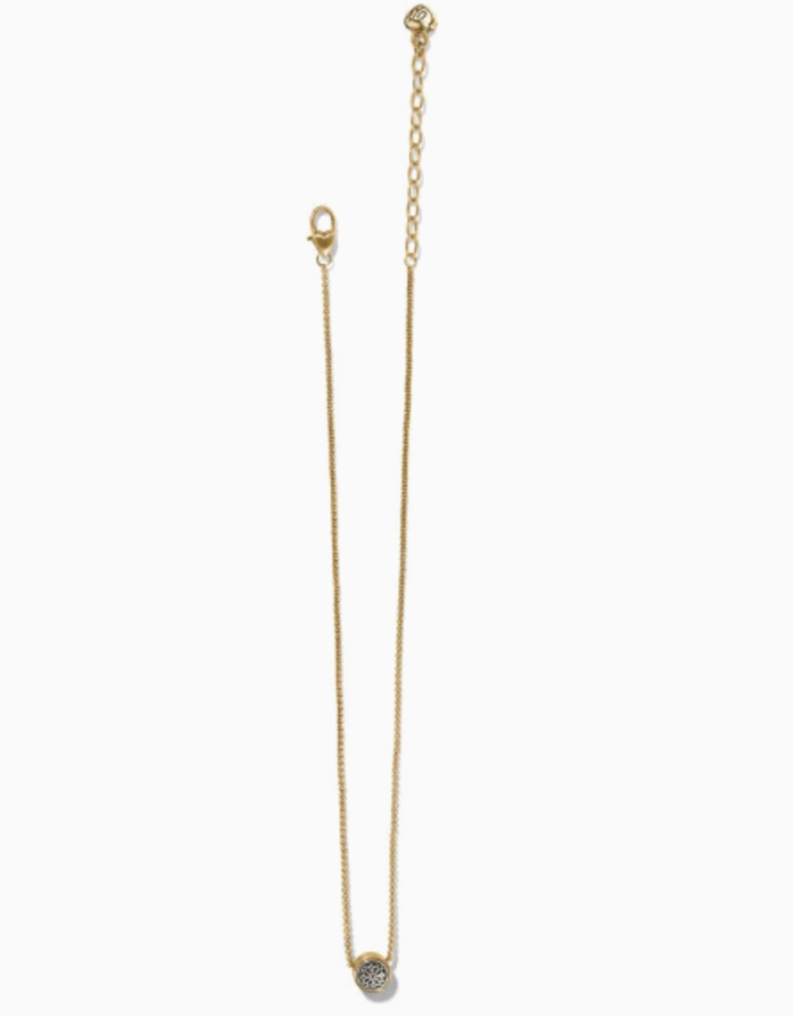 Ferrara Two Tone Luce Mini Pendant Necklace