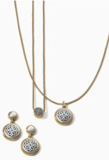 Ferrara Two Tone Luce Mini Pendant Necklace