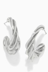Antica Hoop Earrings Silver