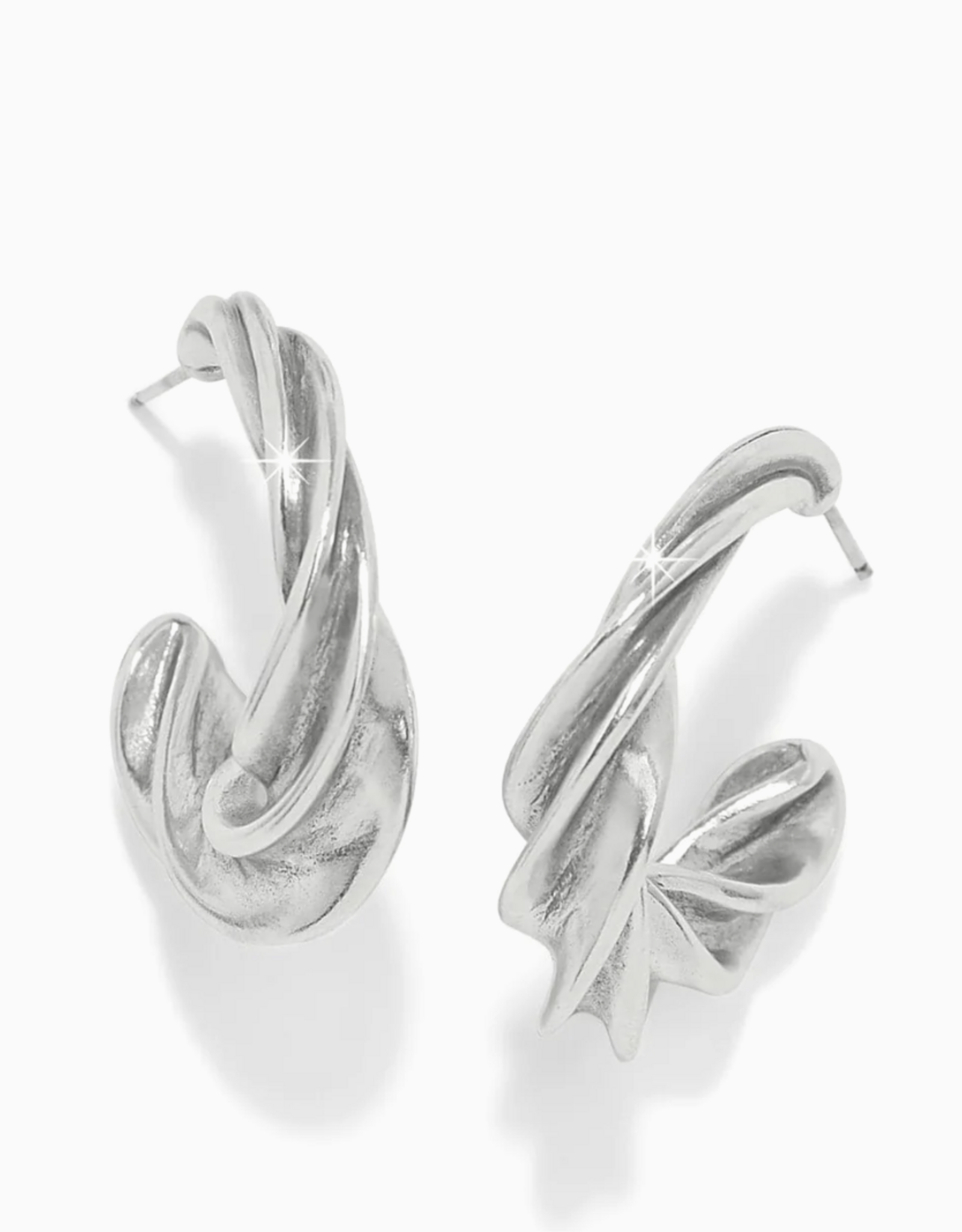Antica Hoop Earrings Silver