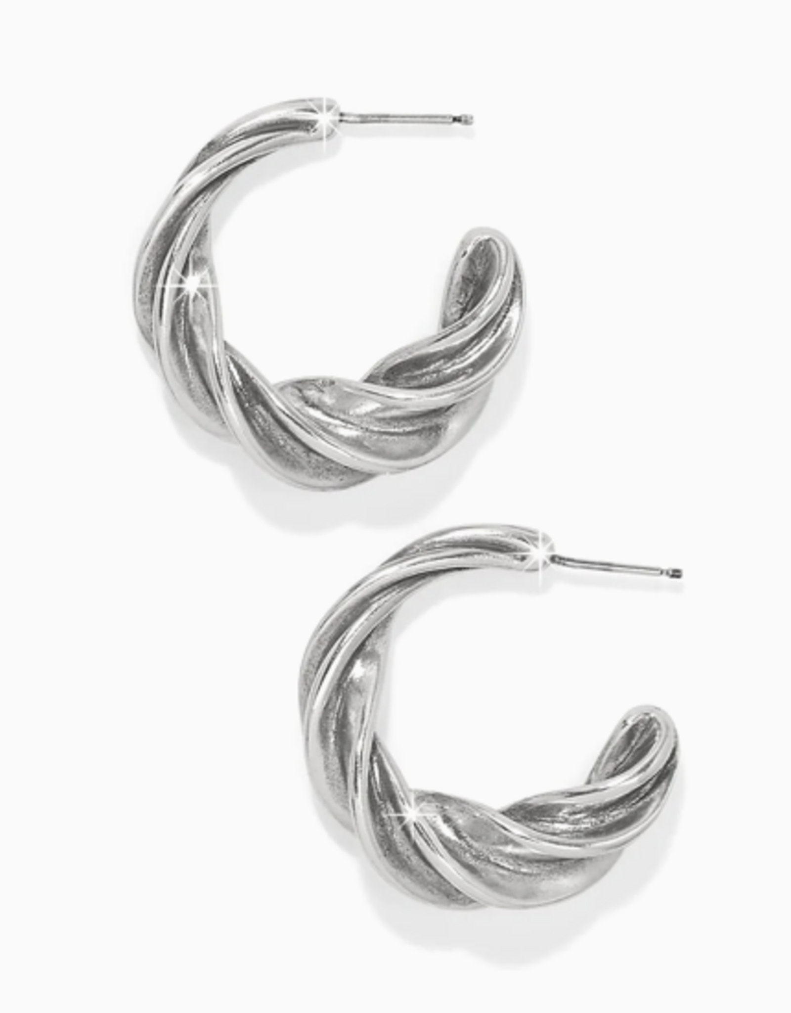 Antica Hoop Earrings Silver