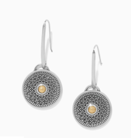 Ferrara Segreta Medallion French Wire Earrings