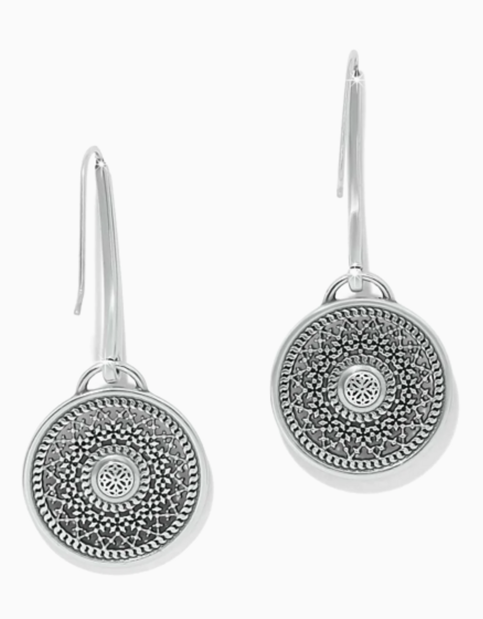 Ferrara Segreta Medallion French Wire Earrings