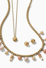 Contempo Nuevo Post Earrings Gold OS