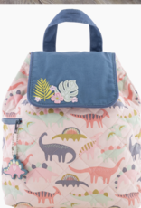 Quilted Backpack Pink Dino S23