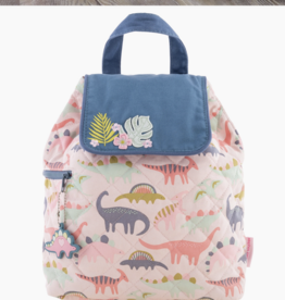 Quilted Backpack Pink Dino S23