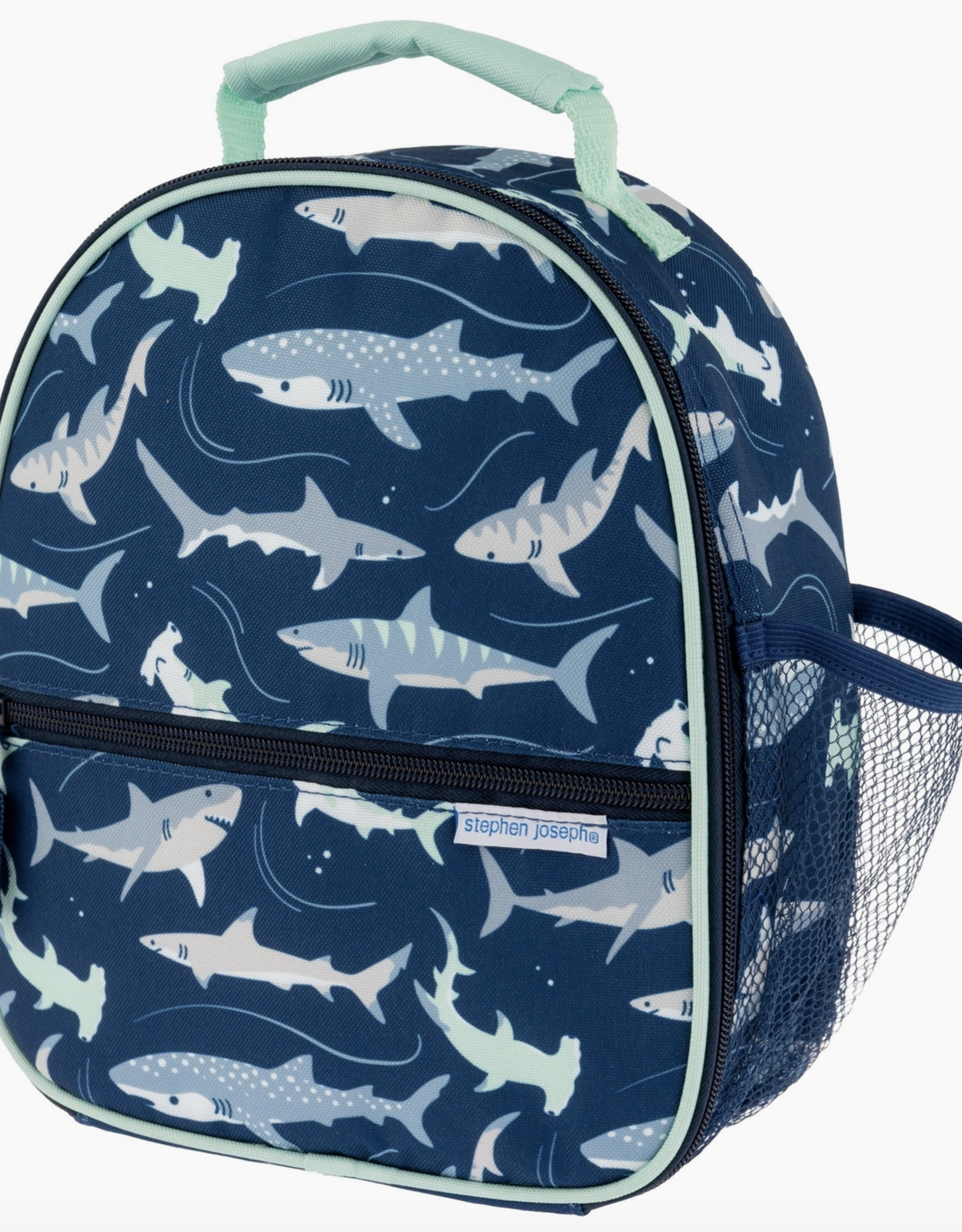 Lunchbox All Over Navy Shark F24