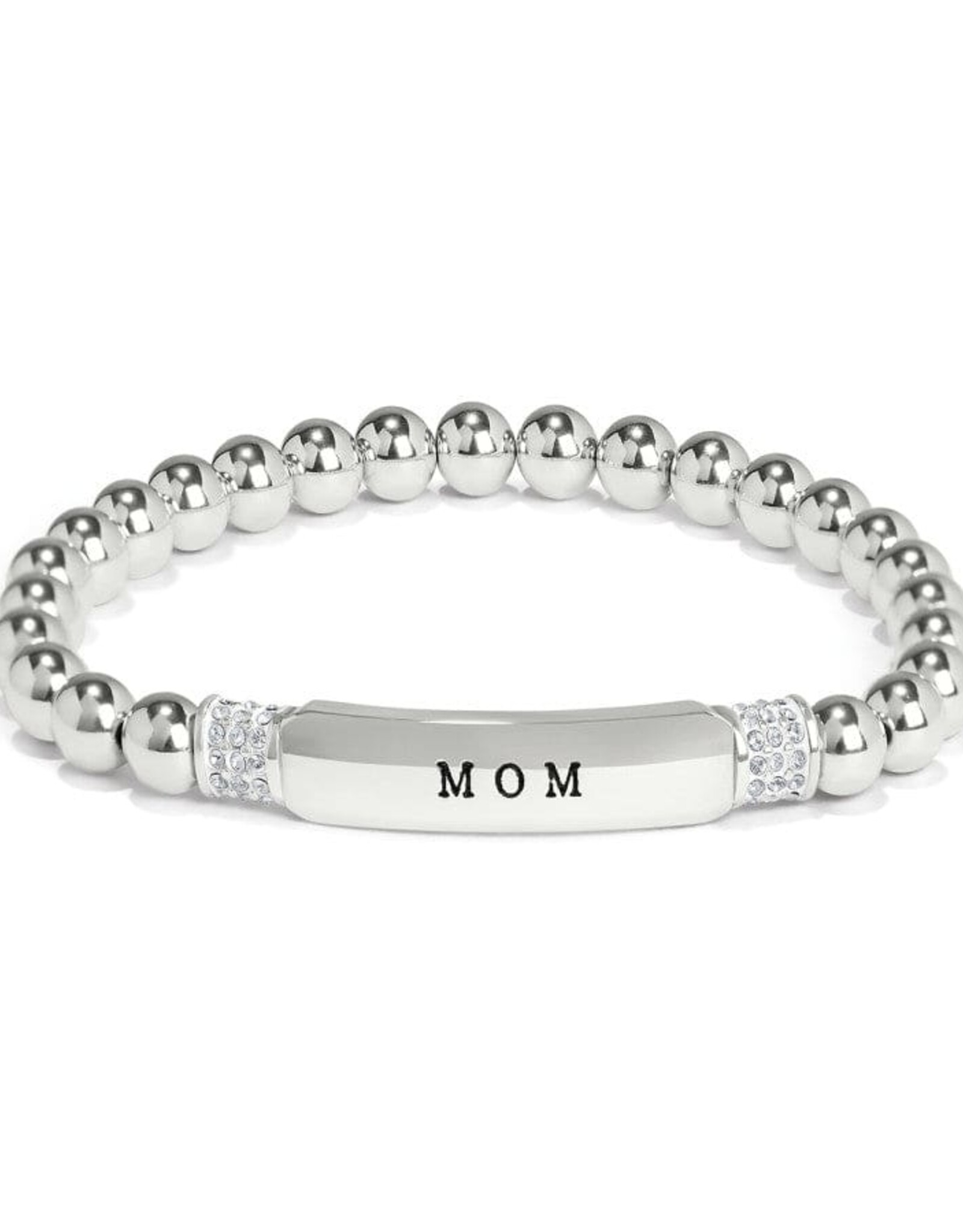 Meridian Mom Stretch Bracelet Silver OS