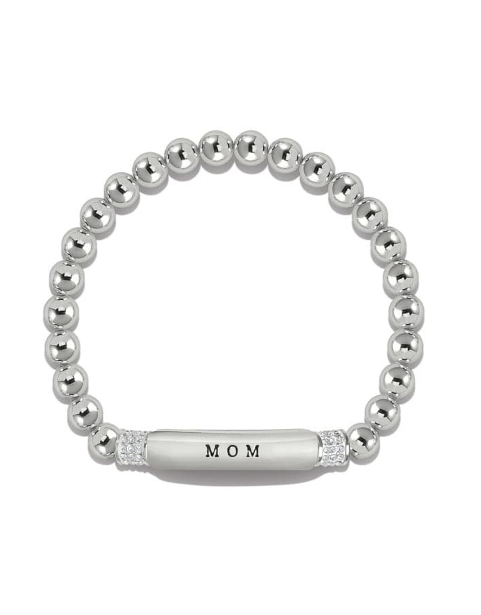 Meridian Mom Stretch Bracelet Silver OS