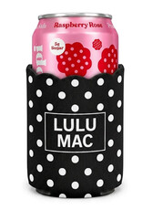 Girlie Girl Originals Lulu Mac Koozie Black/White Dot