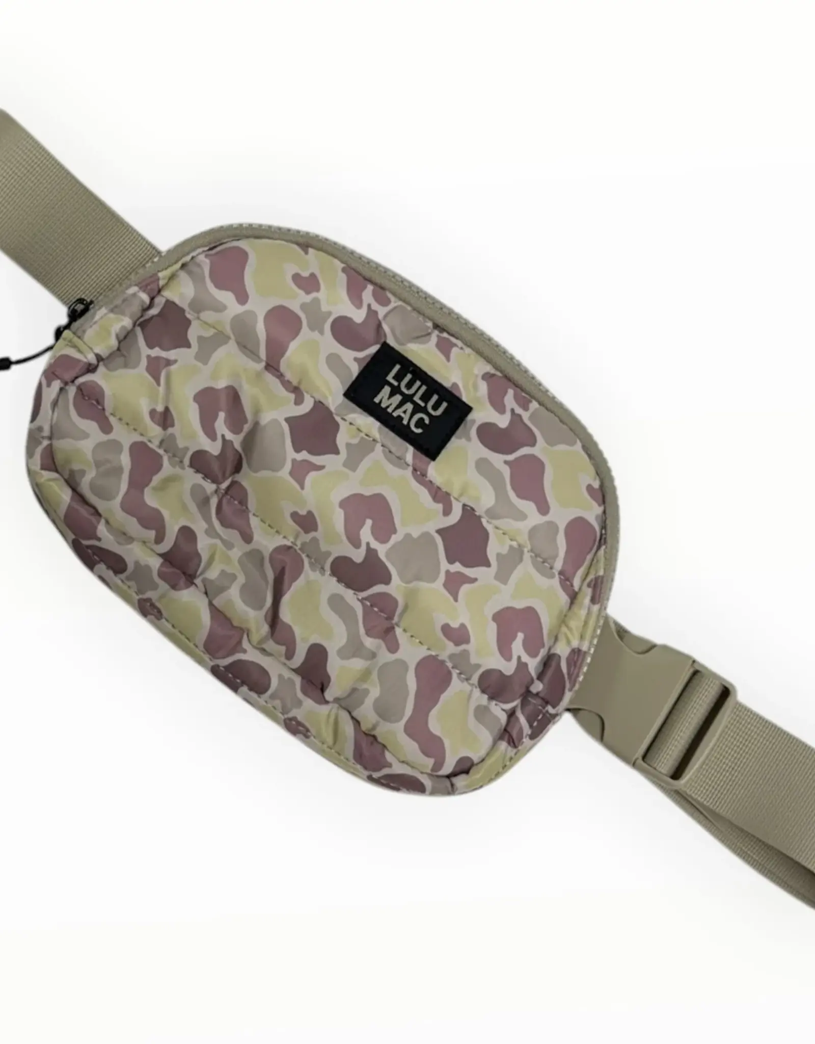 Girlie Girl Originals Lulu Mac Puffer Belt Bag Light Camo