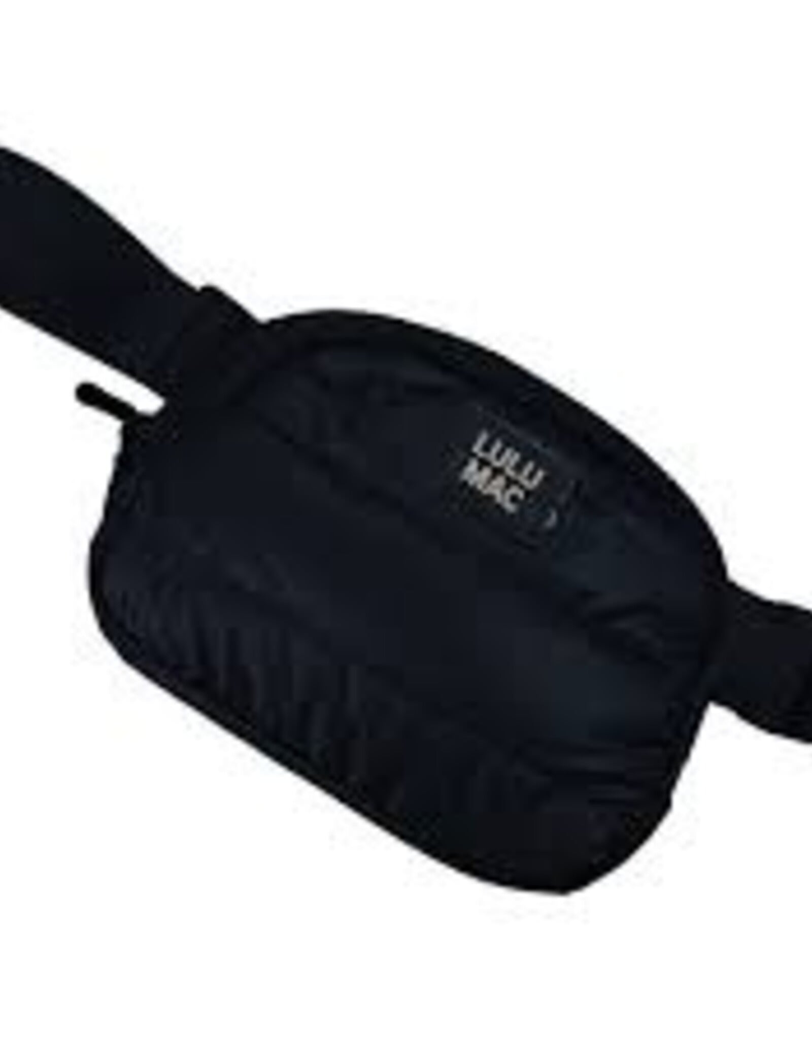 Girlie Girl Originals Lulu Mac Puffer Metallic Belt Bag Matte Black