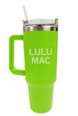 Girlie Girl Originals Lulu Mac Morgan Tumbler Lime w/Lt Green Logo