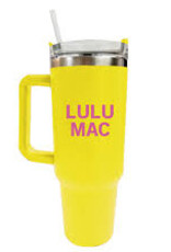 Girlie Girl Originals Lulu Mac Morgan Tumbler Yellow w/Bubblegum Logo