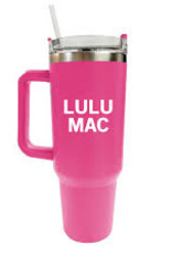 Girlie Girl Originals Lulu Mac Morgan Tumbler Hot Pink w/White Logo