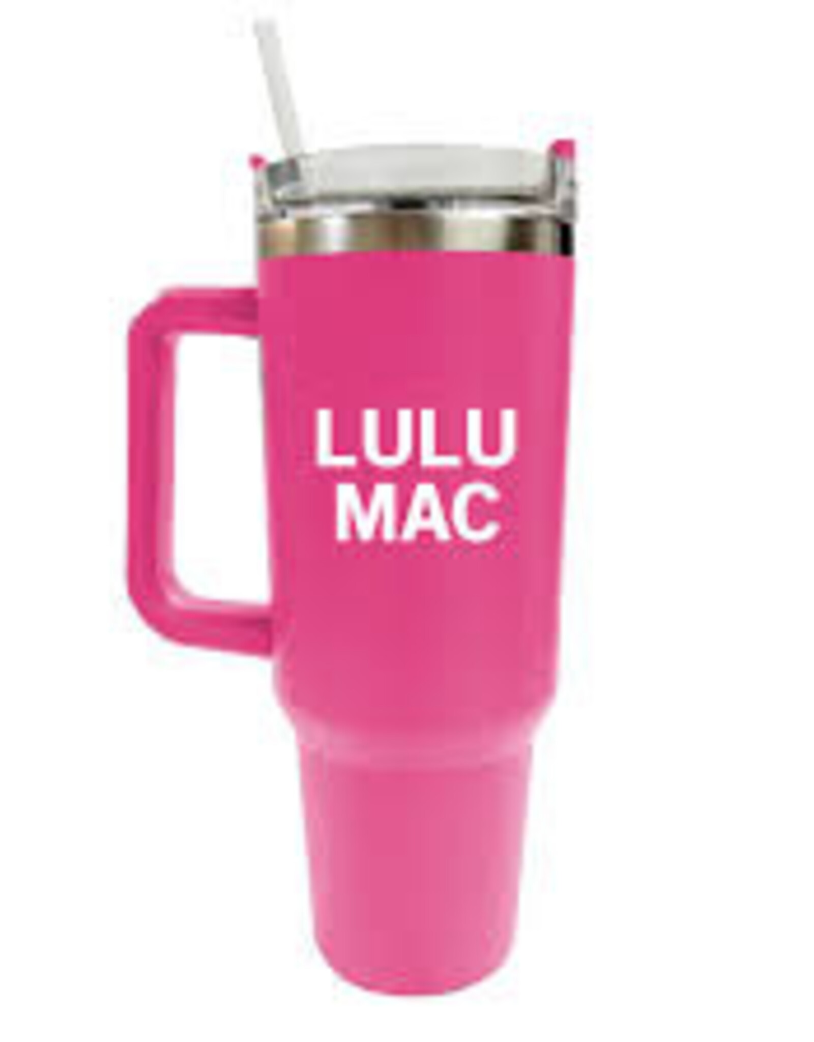 Girlie Girl Originals Lulu Mac Morgan Tumbler Hot Pink w/White Logo