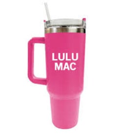 Girlie Girl Originals Lulu Mac Morgan Tumbler Hot Pink w/White Logo