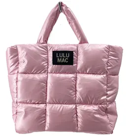 Girlie Girl Originals Lulu Mac LG Puffer Metallic Handbag Rose Gold