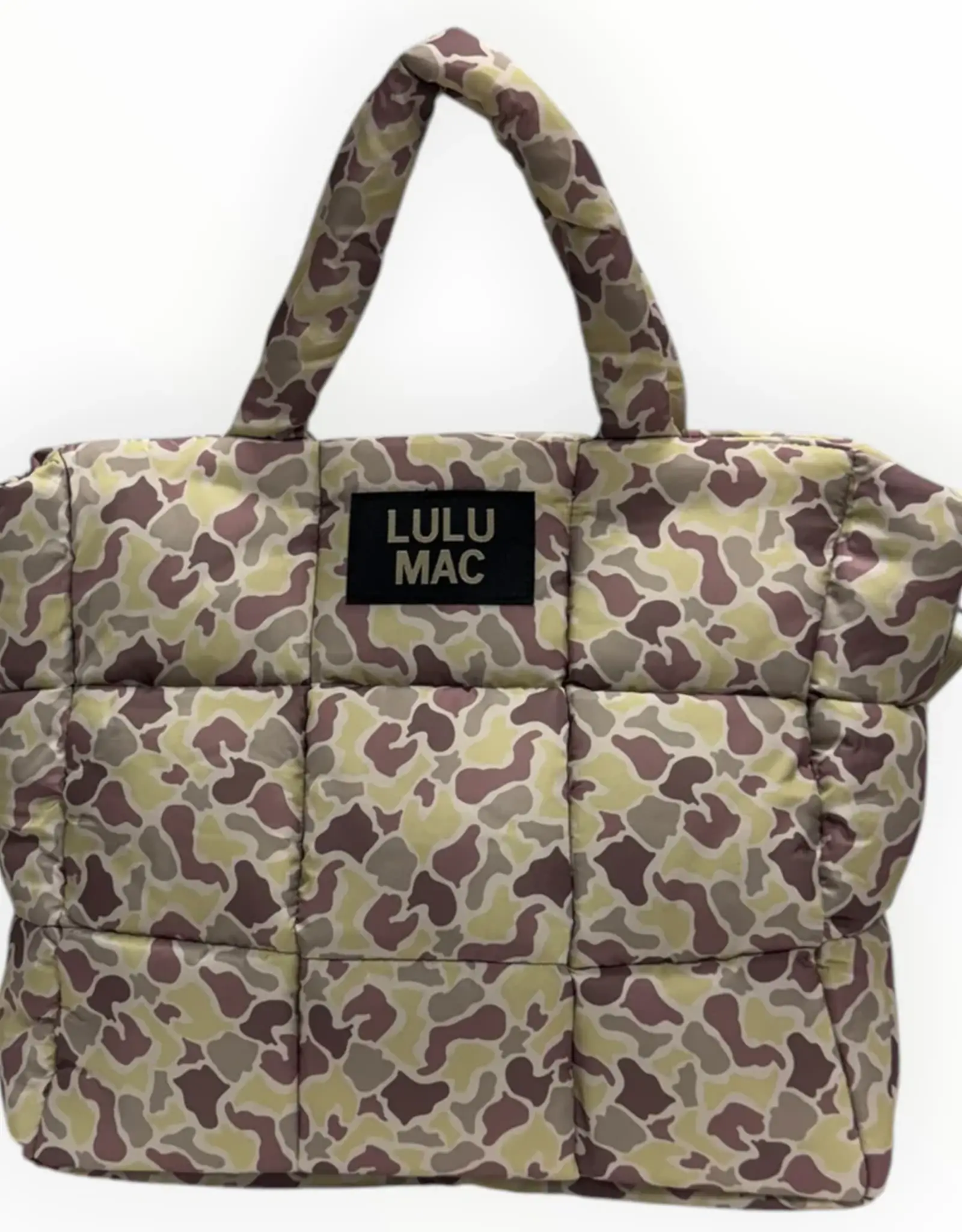 Girlie Girl Originals Lulu Mac LG Puffer Handbag Light Camo