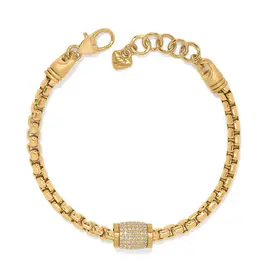Meridian Solis Station Bracelet Silver