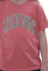 Girlie Girl Originals Lulu Mac Tee Houndstooth Crimson
