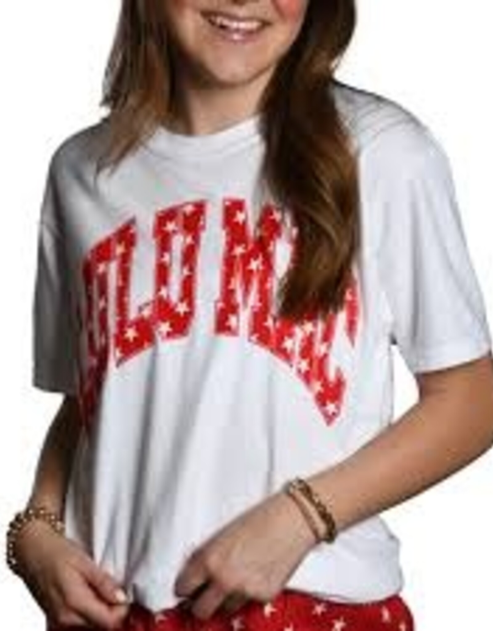 Girlie Girl Originals Lulu Mac Tee Red Star
