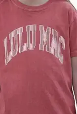 Girlie Girl Originals Lulu Mac Tee Stripe Crimson