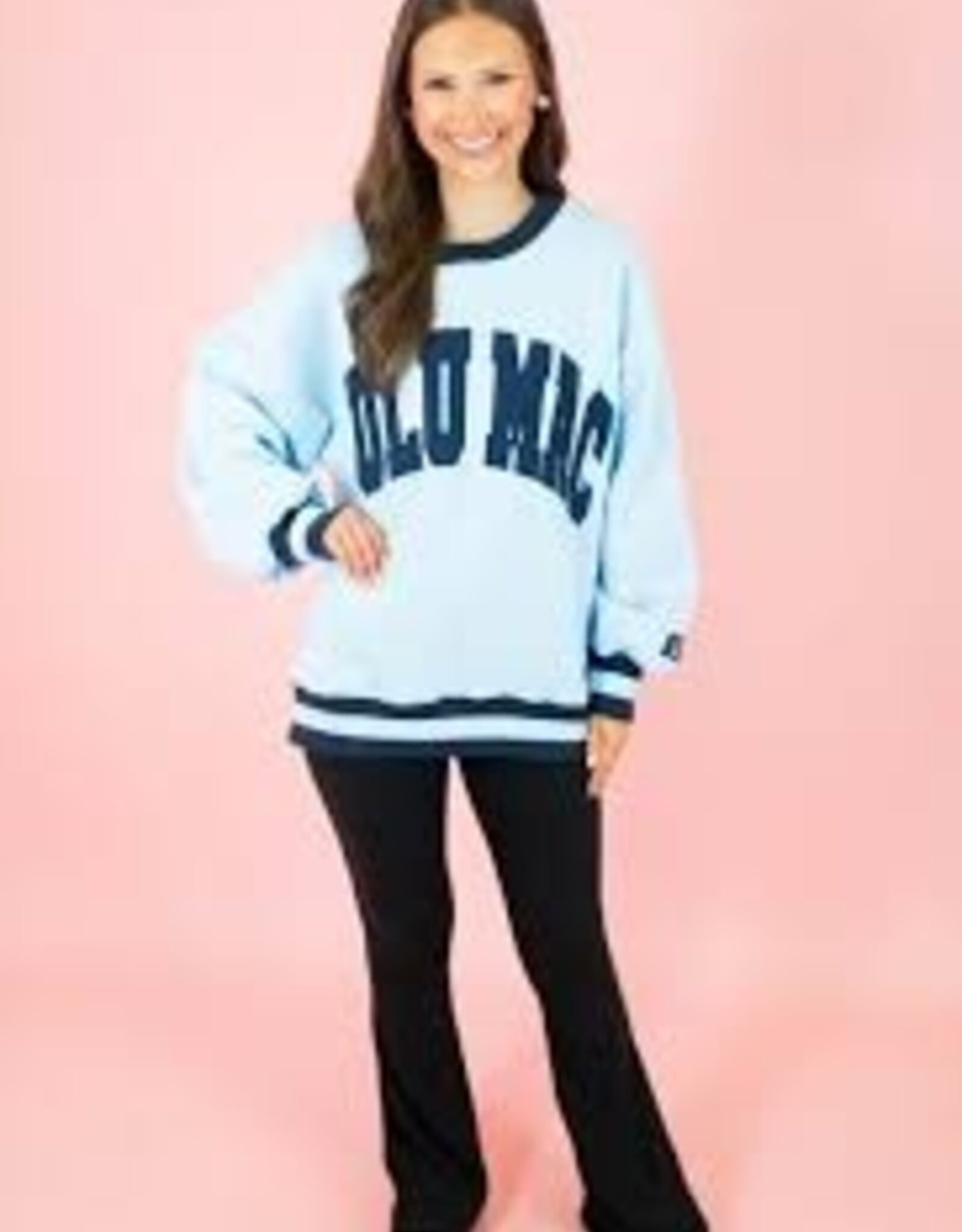 Girlie Girl Originals Lulu Mac Social Society Light Blue/Navy Stitch