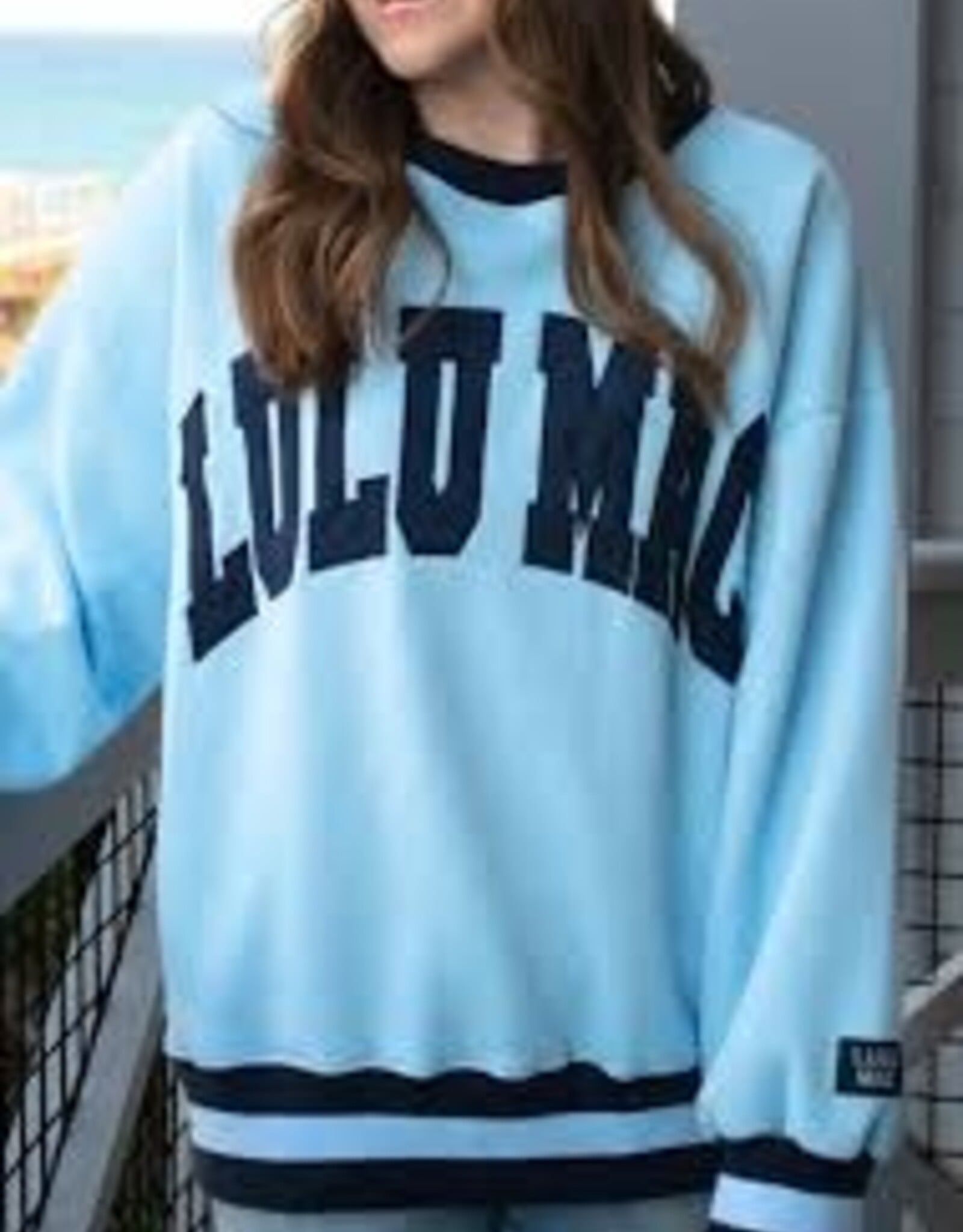 Girlie Girl Originals Lulu Mac Social Society Light Blue/Navy Stitch