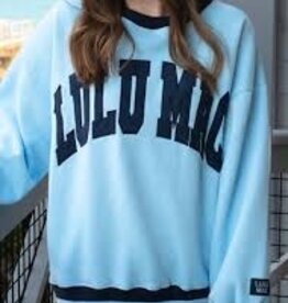 Girlie Girl Originals Lulu Mac Social Society Light Blue/Navy Stitch