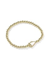 Cheer Stretch Bracelet Gold Mother of Pearl