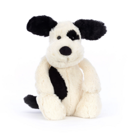 Bashful Black & Cream Puppy Medium
