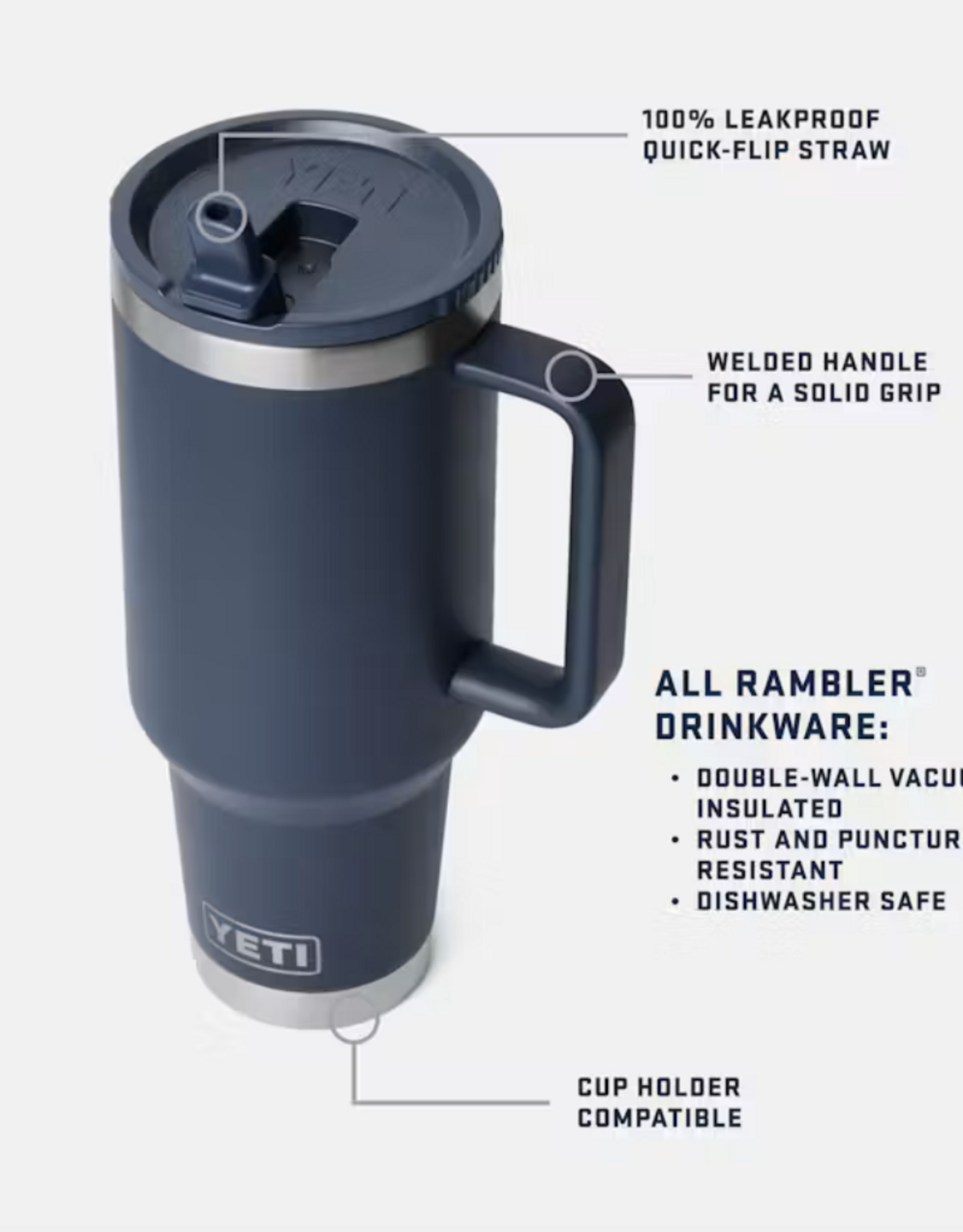 Rambler 40oz Travel Straw Mug Ridgeline